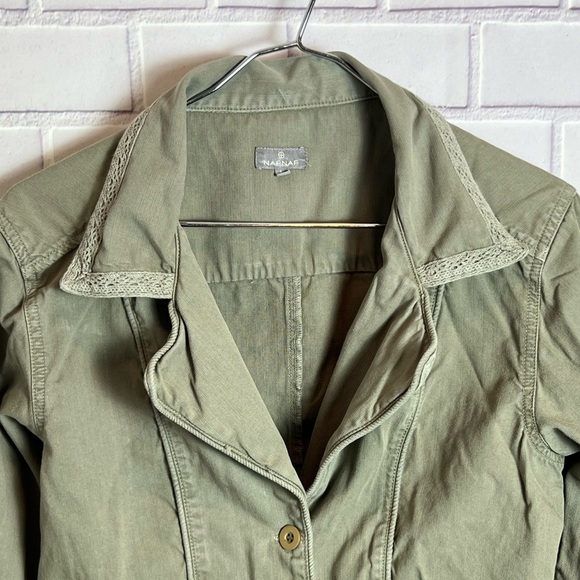 NAFNAF big girls Olive Green Jacket/size L - Picture 6 of 9